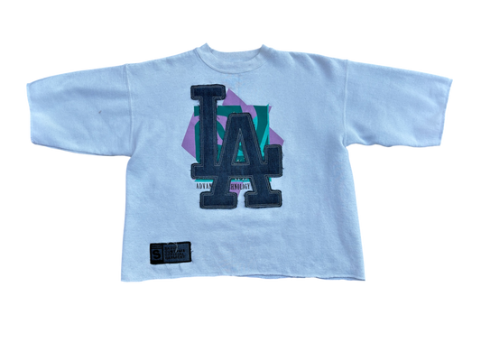 "LA" Saucy Customs Crew Neck Tee
