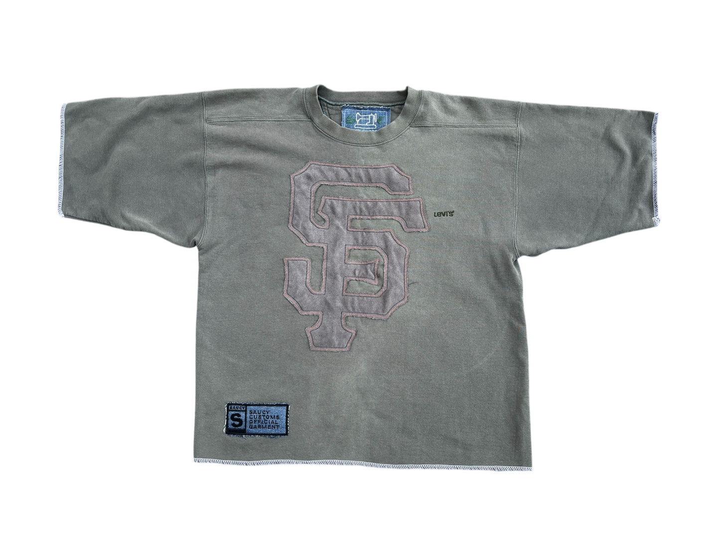 "SF" Saucy Customs Crew Neck Tee